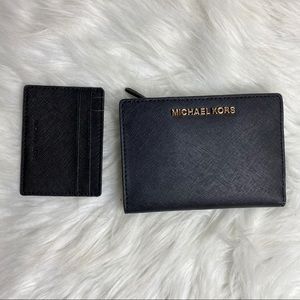 MICHAEL KORS MEDIUM CARD CASE CARRYALL 2in1 WALLET